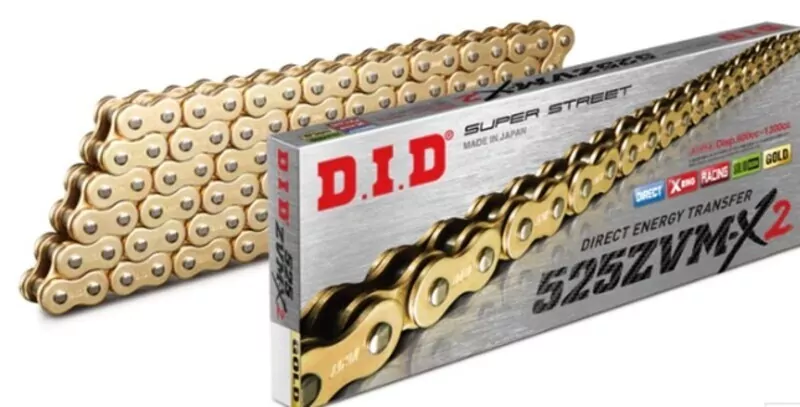 D.I.D. Kettenschloss Clipschloss 428VX G&G – 428er Teilung, Gold – Original DID Qualität Für Motorradketten