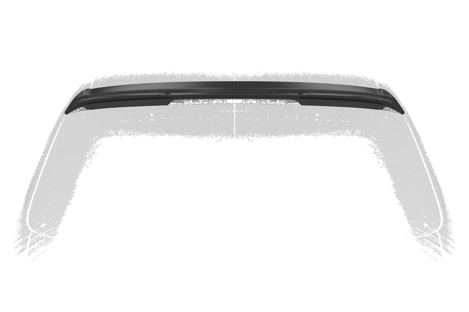 Heckflügel mit ABE für Audi A4 B8 (Typ 8K) Avant HF968 Schwarz Strukturiert