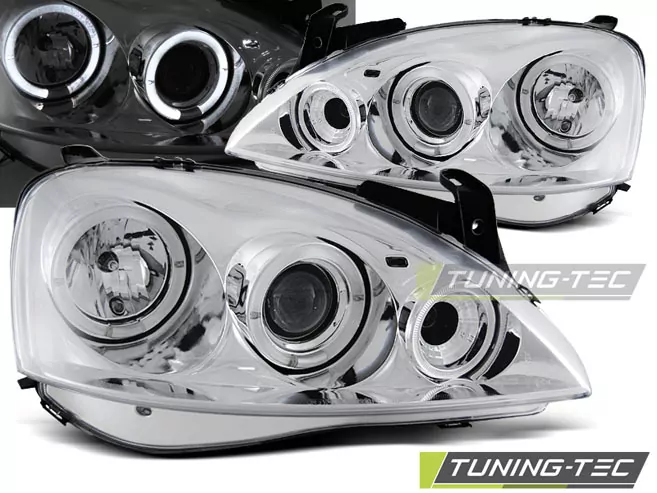 OPEL CORSA C 11.00 - 09.06 ANGEL EYES CHROME  