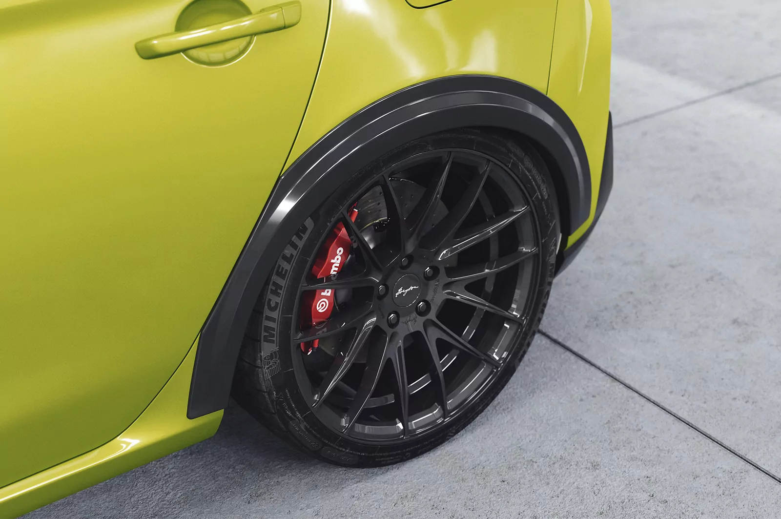 Kotflügelverbreiterung für Hyundai I30 (PD) VB035 Carbon Look Hochglanz