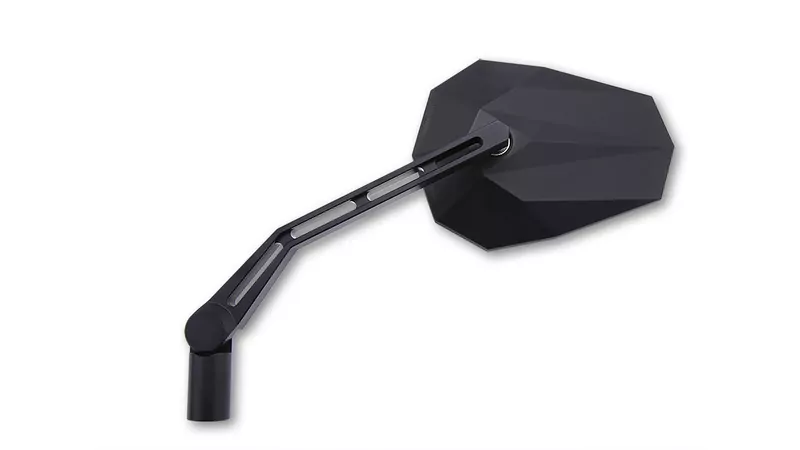 HIGHSIDER pro Handlebar Mirror Stealth-X1 Black (Pair)