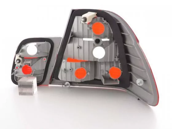 Rückleuchten Set BMW 3er Limo Typ E46 Bj. 01-05 weiß/rot