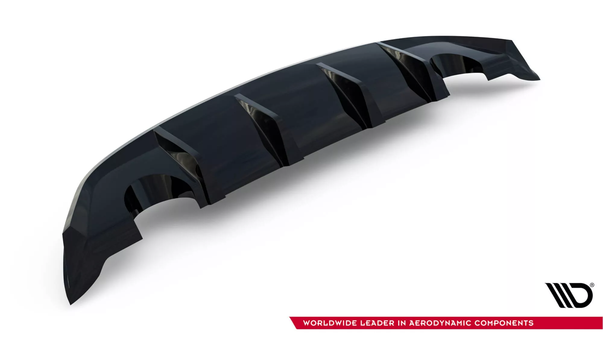 Diffusor Heck Ansatz Passend Für Passend Für FORD FOCUS II ST FL Schwarz Hochglanz Schwarz Hochglanz