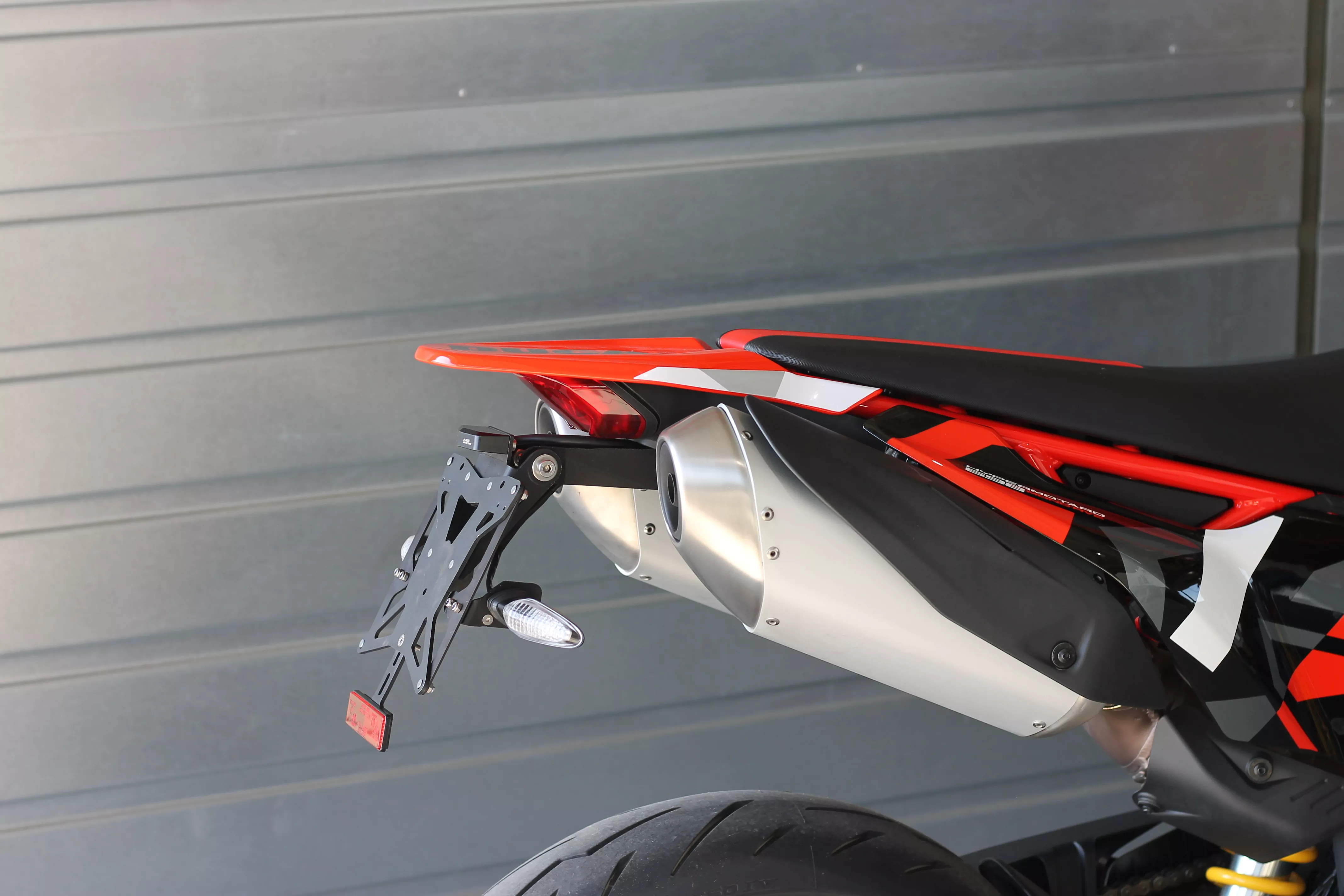 MG Biketec Kennzeichenhalter für Ducati Hypermotard 698 ab 2024