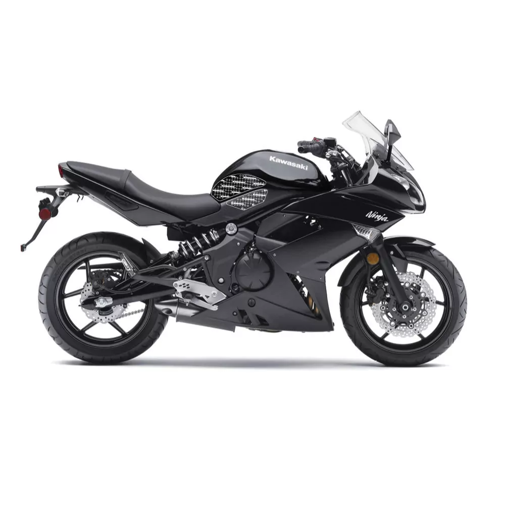 Stompgrip Traction Pad Volcano für Kawasaki Ninja 650 R 09-11 Hybrid