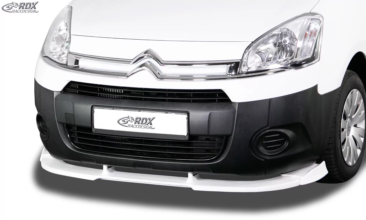 RDX Frontspoiler VARIO-X für CITROEN Berlingo 2008-2015 (Typ 7) / für PEUGEOT Partner 2008-2015 (Typ 7) Frontlippe Front Ansatz Vorne Spoilerlippe