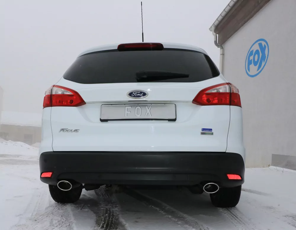 Ford Focus III Ecoboost - Turnier/ Kombi  Endschalldämpfer Ausgang rechts/links - 106x71 Typ 32 rechts/links