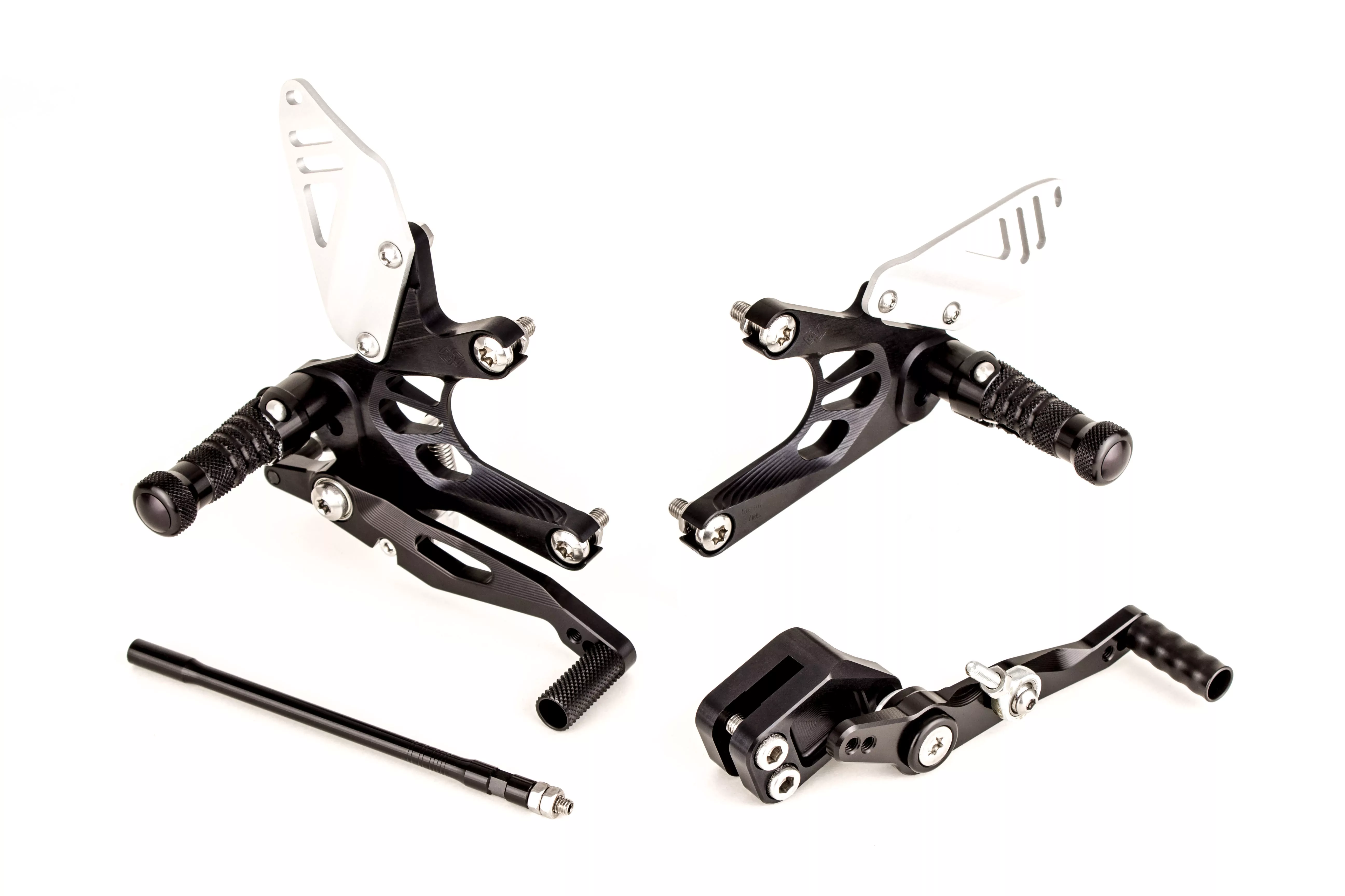 GILLES FXR Fußrastenanlage für Honda CBR500R PC44 schwarz