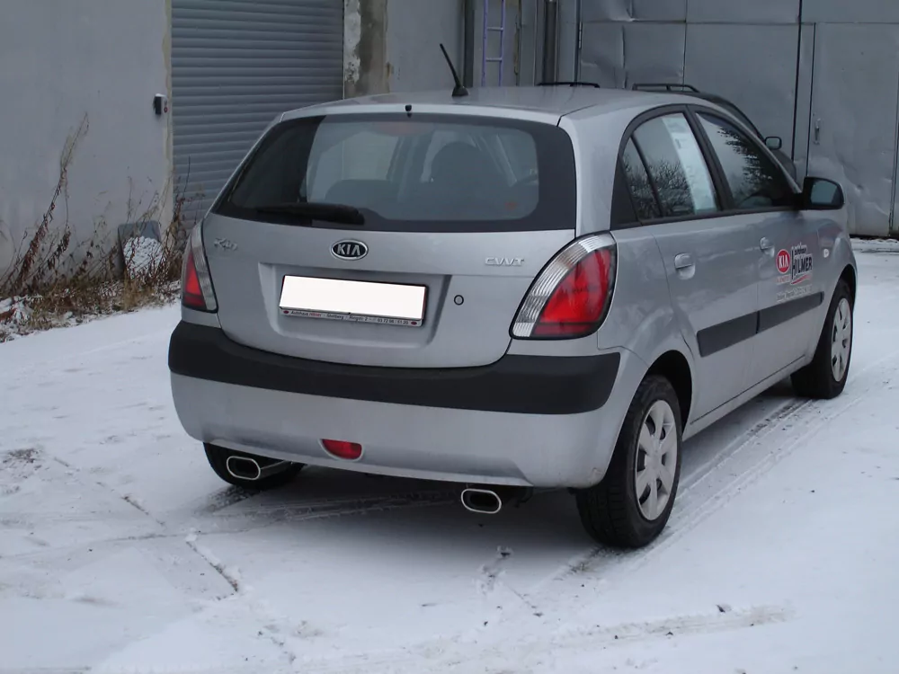 Kia Rio II  Endschalldämpfer Ausgang rechts/links - 135x80 Typ 53 rechts/links