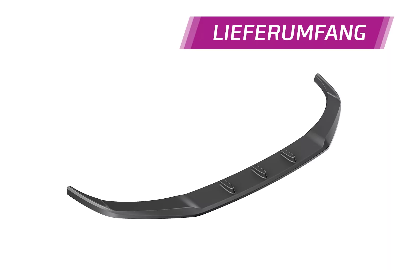 Cup-Spoilerlippe mit ABE für Hyundai I30 (PD) CSL434 Strukturiert (schwarz matt)