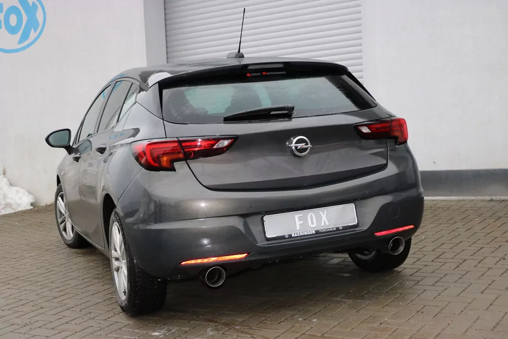 Opel Astra K Schrägheck  Endschalldämpfer quer Ausgang rechts/links - 1x100 Typ 25 rechts/links