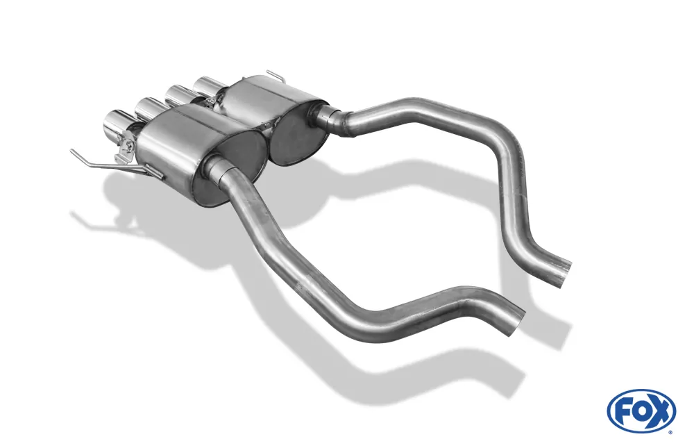 Corvette C7/ Z06  Endschalldämpfer Ausgang mittig - 4x100 Typ 25 mittig