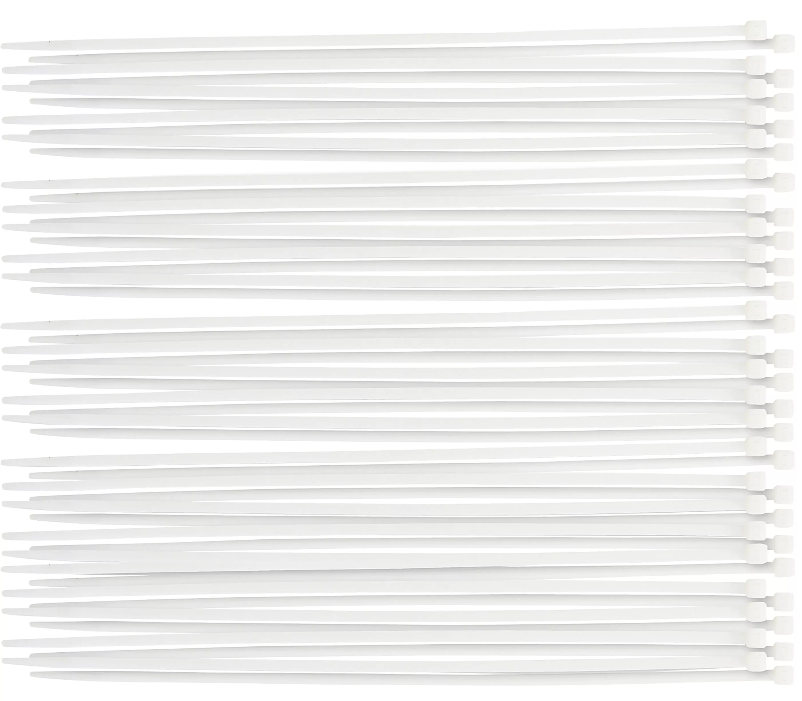 Kabelbinder-Sortiment | weiß | 4,8 x 300 mm | 50-tlg.