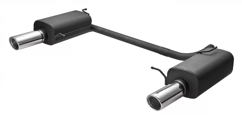 Ulter Sportauspuff für Honda Accord VII COMBI 2002-2008 - 2 Duplex Endrohre Rund Ø100