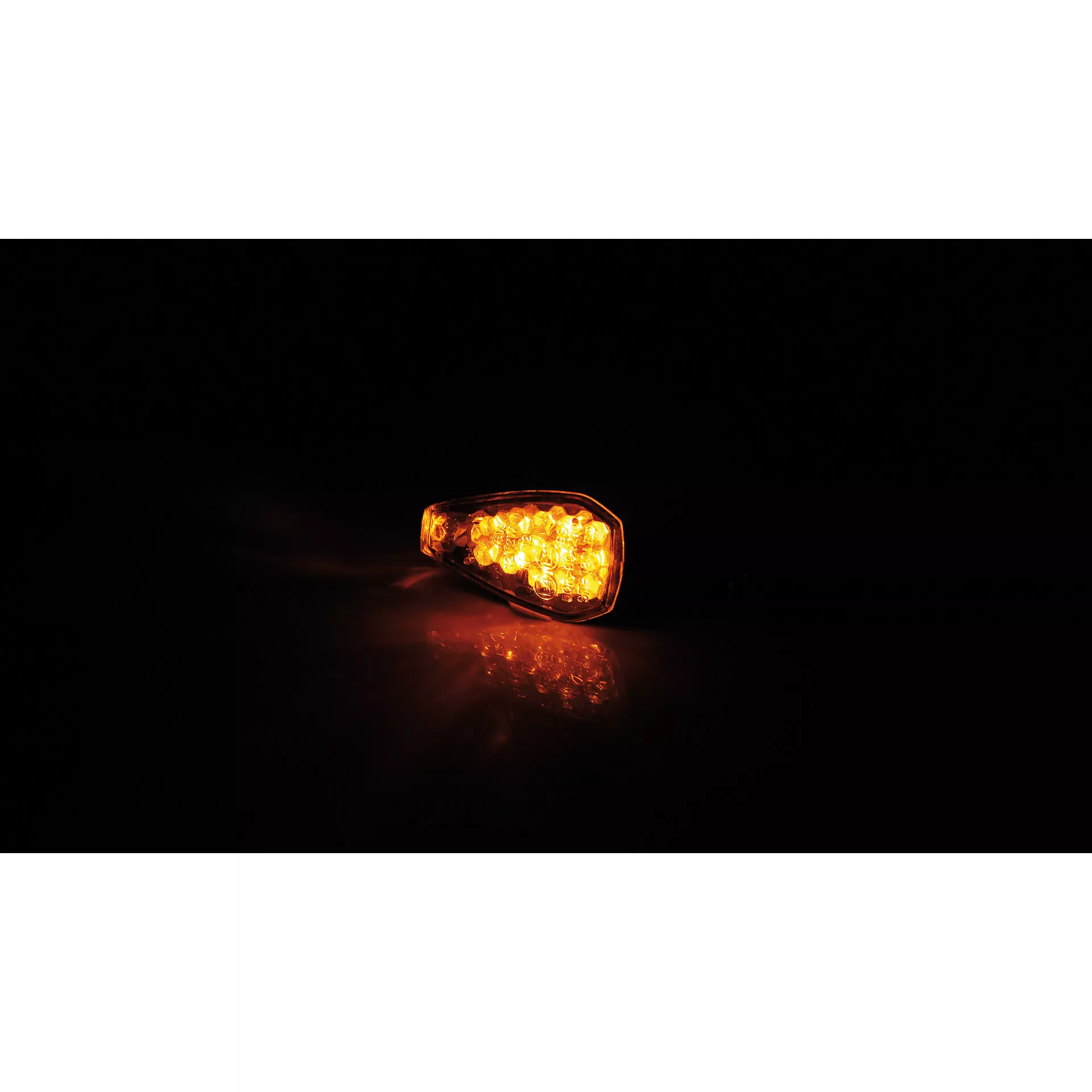 HIGHSIDER smart Peak LED Blinker Gehäuse Schwarz / Linse Klar (Paar), Vorn & Hinten