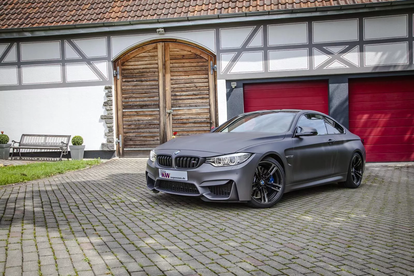 KW Gewindefahrwerk V3 inox (inkl. Stilllegung f. elektr. Dämpfer) BMW 4 Coupe (F32, F82) 3C, M3, M3 GTS 07/2013-09/2020