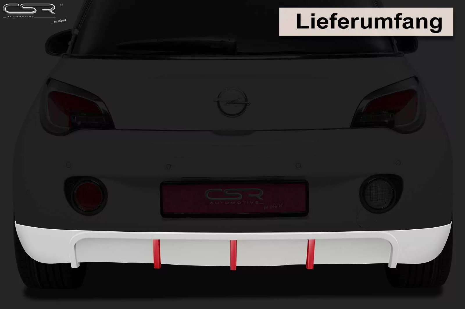 Heckansatz für Opel Adam HA175