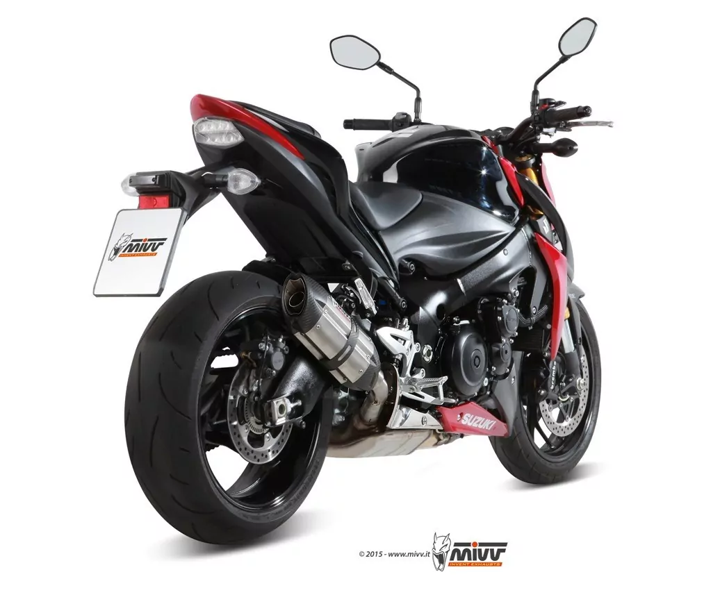 MIVV Suono Edelstahl Suzuki GSX-S 1000/F ´15-21