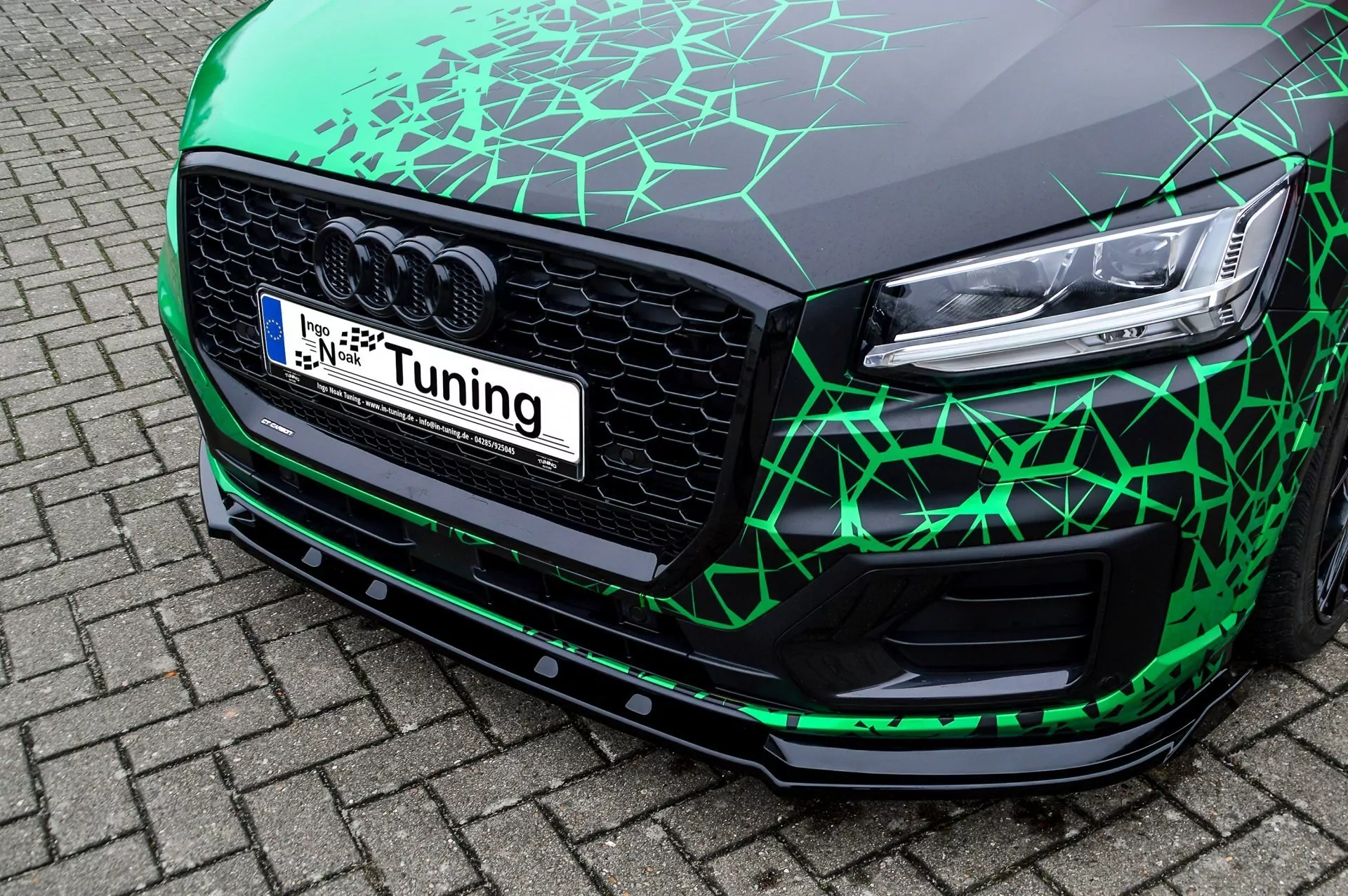 Cup Frontspoilerlippe mit Wing für Audi Q2 GA