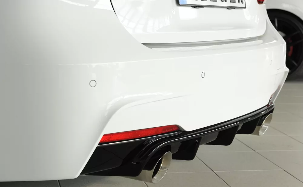 Rieger Heckeinsatz für BMW 3er F30  (3L) | Lim. 02.12-06.15 (bis Facelift) nur für M-Paket-Heckschürze