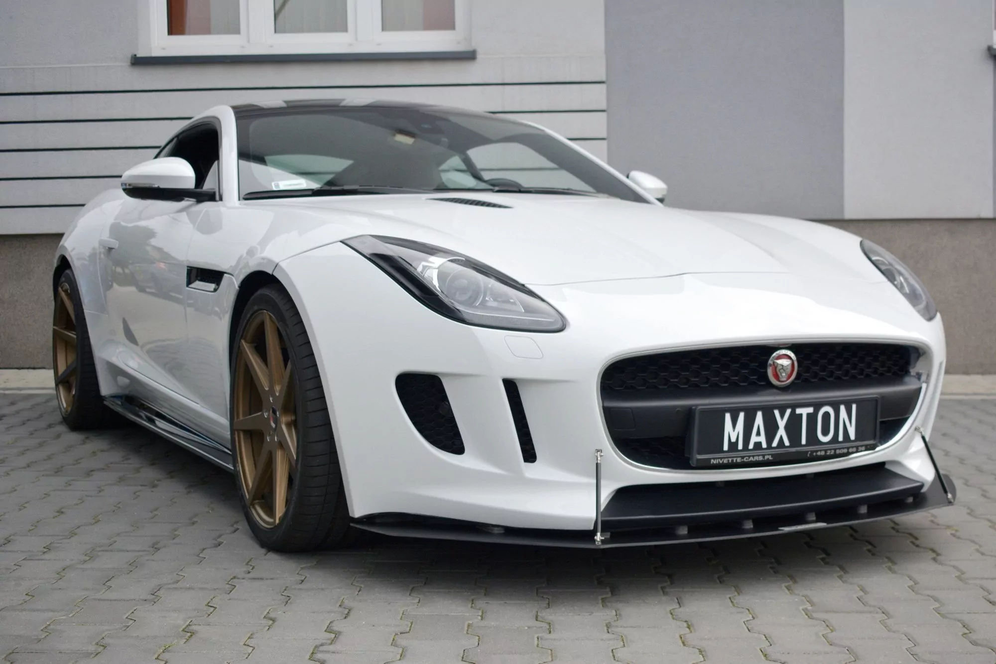 Racing Cup Spoilerlippe Front Ansatz Passend Für JAGUAR F-TYPE
