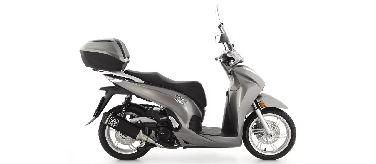 Arrow Urban Aluminium Schwarz Honda Forza 350 21-23