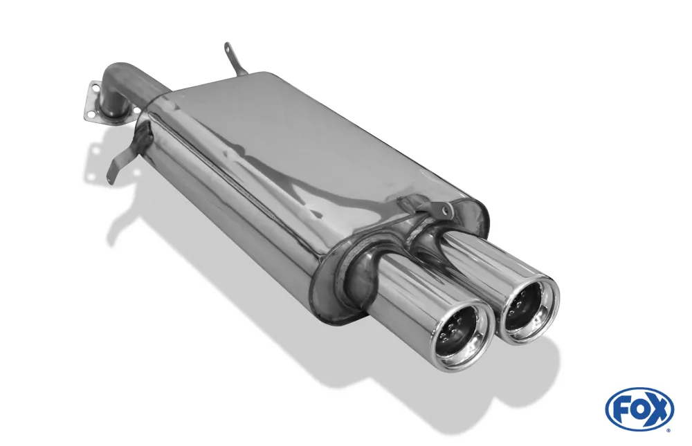 Volvo V40/ S40  Endschalldämpfer  - 2x80 Typ 13