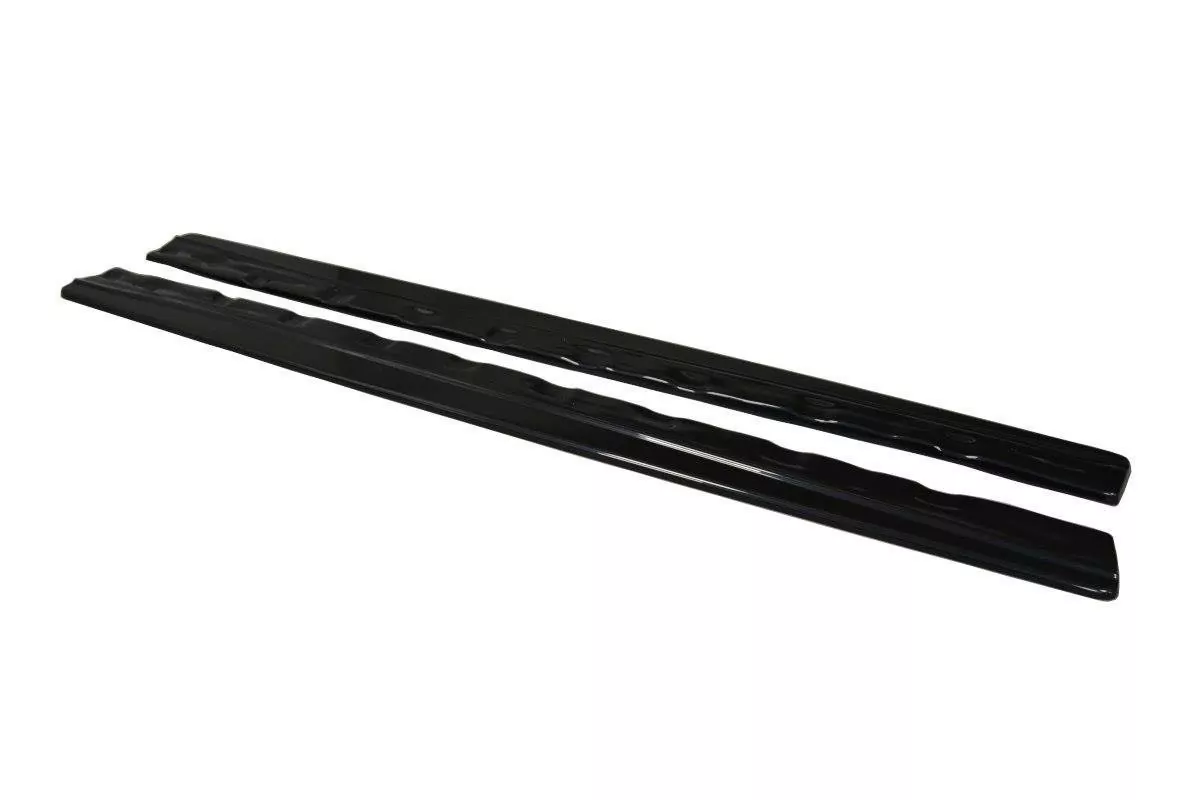 Seitenschweller Ansatz Passend Für Passend Für Honda Civic Mk9 FL Schwarz Hochglanz Schwarz Hochglanz