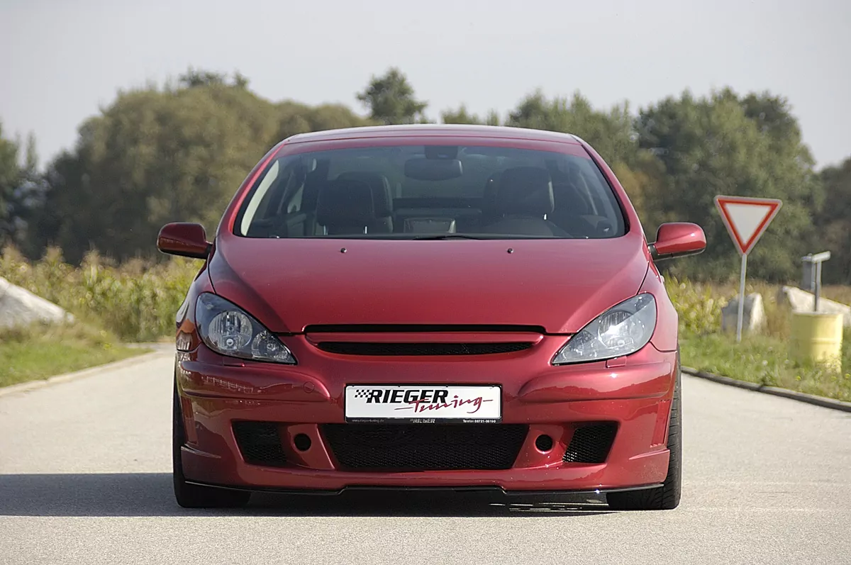 Rieger Spoilerstoßstange   52109/W für Peugeot 307 - SW 04.01-04.05 (bis Facelift) carbon optik