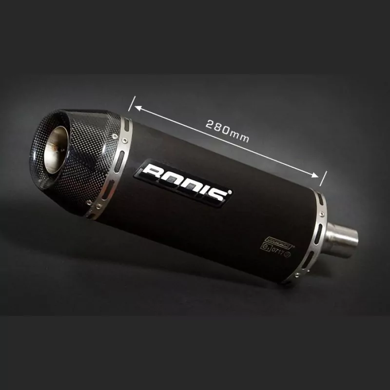 Bodis Oval Tec Auspuff Triumph 675 Street Triple 2007-2012