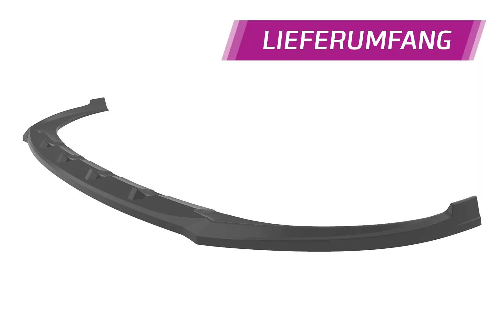 Cup-Spoilerlippe mit ABE für Kia Sportage QLE CSL577 Schwarz Strukturiert