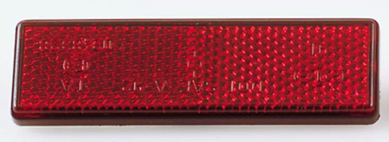 - Kein Hersteller - Rückstrahler mit selbstklebender Folie E-geprüft