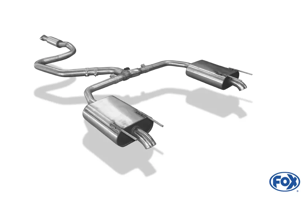 Opel Insignia B - Sports Tourer - Frontantrieb  Endschalldämpfer rechts/links - Ausgang der Endrohre in den originalen Ausgängen