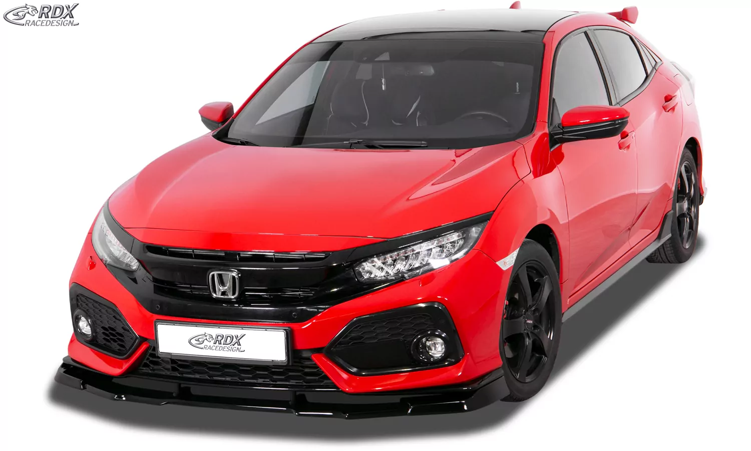 RDX Frontspoiler VARIO-X für HONDA Civic 2017+ Frontlippe Front Ansatz Vorne Spoilerlippe