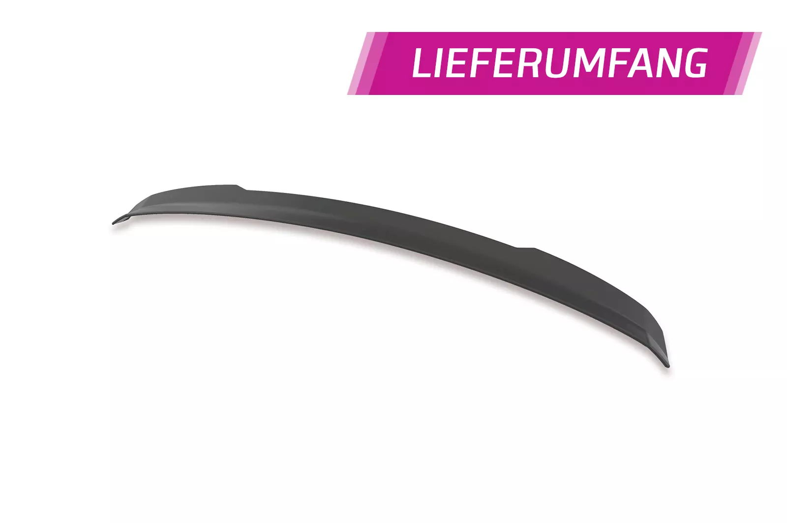 Heckflügel mit ABE für BMW 5er F11 HF695 Strukturiert (schwarz matt)