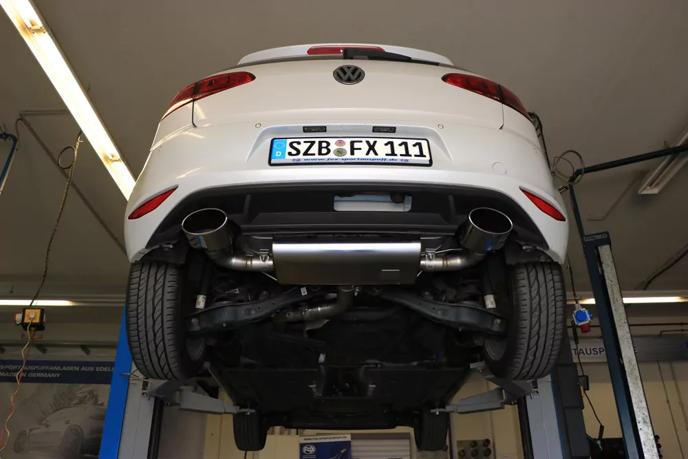 VW Golf VII  - Einzelradaufhängung  Endschalldämpfer rechts/links - 160x90 Typ 38 rechts/links