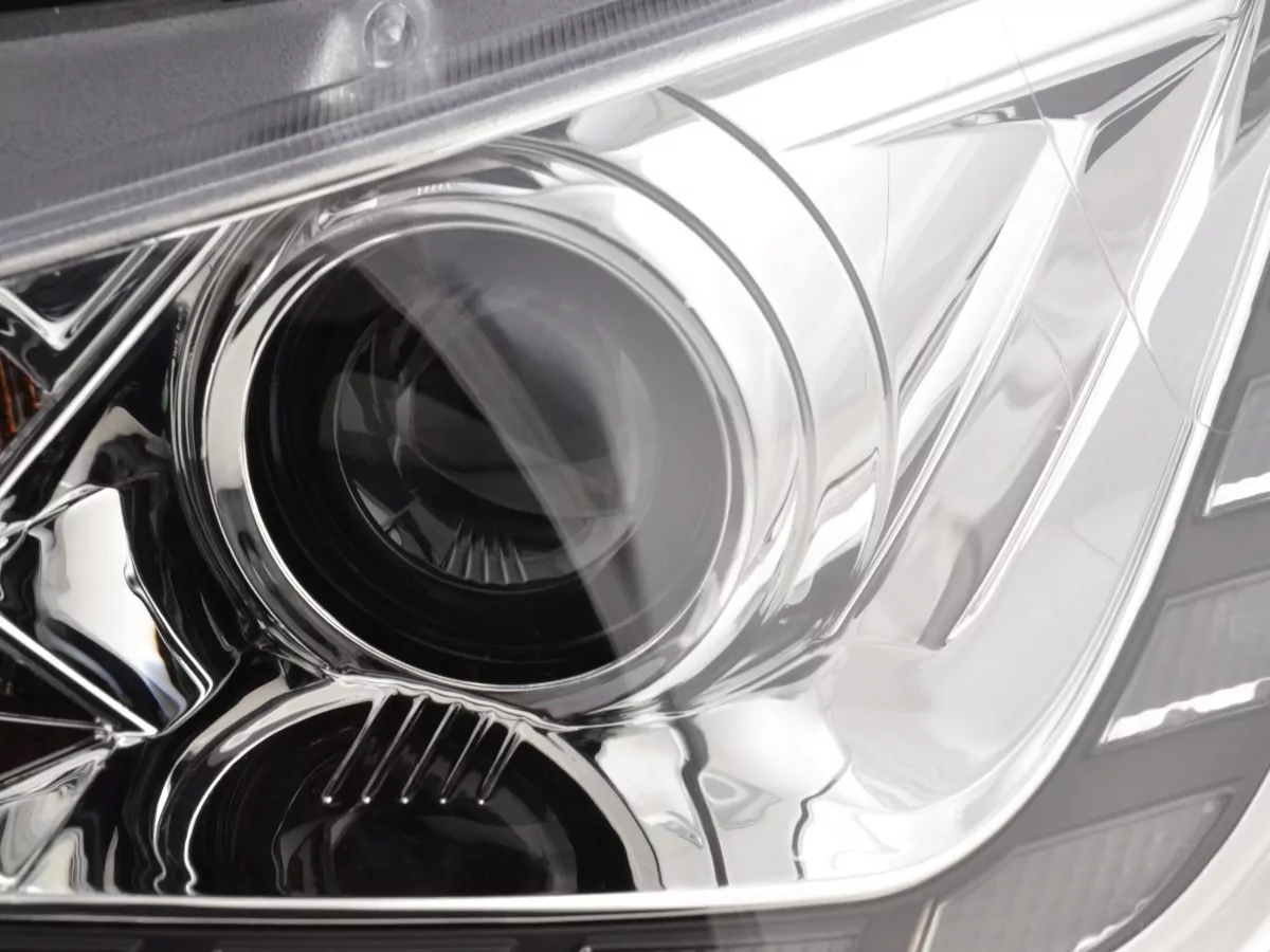 Scheinwerfer Set Daylight LED Tagfahrlicht Seat Ibiza 6J Bj. ab 2012 chrom