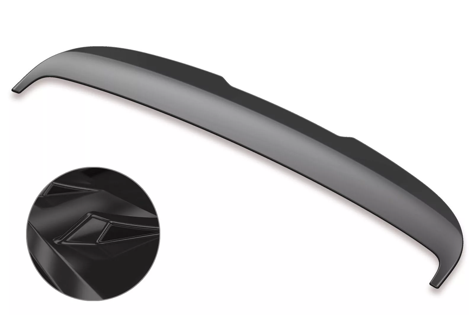 Heckflügel mit ABE für VW Polo V (Typ 6R, 6C) GTI Glossy (schwarz hochglanz)