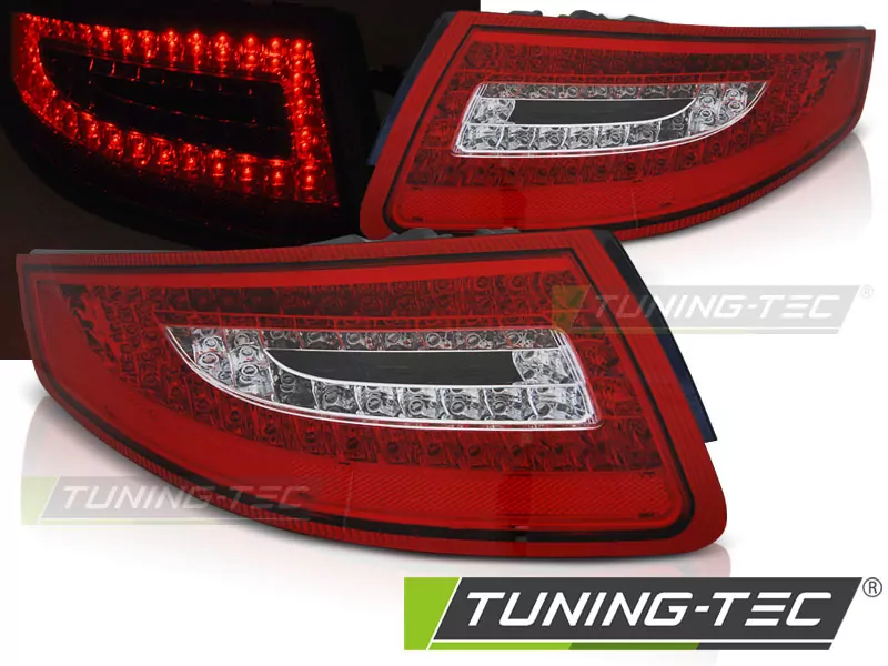 Led Tail Lights Red White Fits Porsche 911 997 04-09