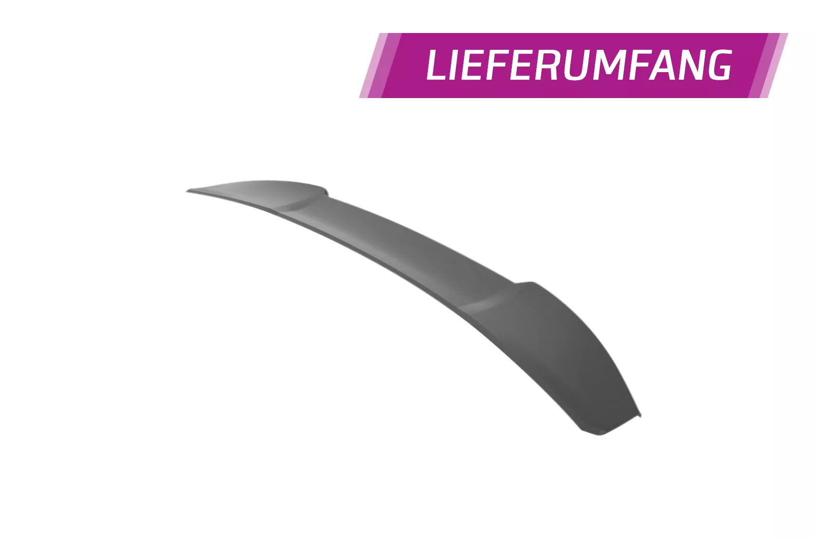 Heckflügel mit ABE für Audi Q7 / SQ7 (4M) HF991 Schwarz Strukturiert