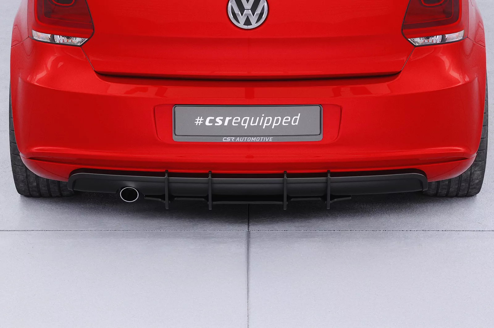 Racing Diffusor / Heckansatz für VW Polo 5 (Typ 6R) R-Line HA350