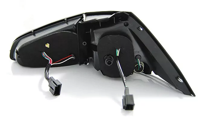 Led Bar Tail Lights Red Whie Fits Vw Golf 7 13-17 