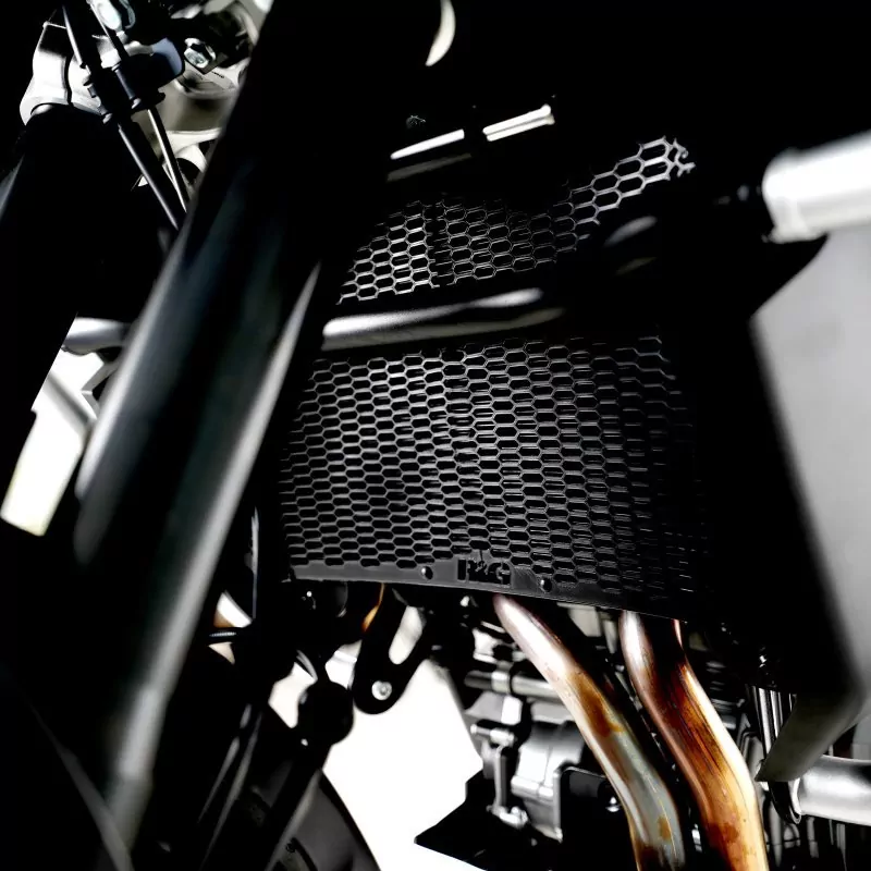R&G Kühlergitter Schutz PRO BLACK Wasserkühler CF Moto 800MT Sport / Touring / Explore 2021- / 800NK 2023-