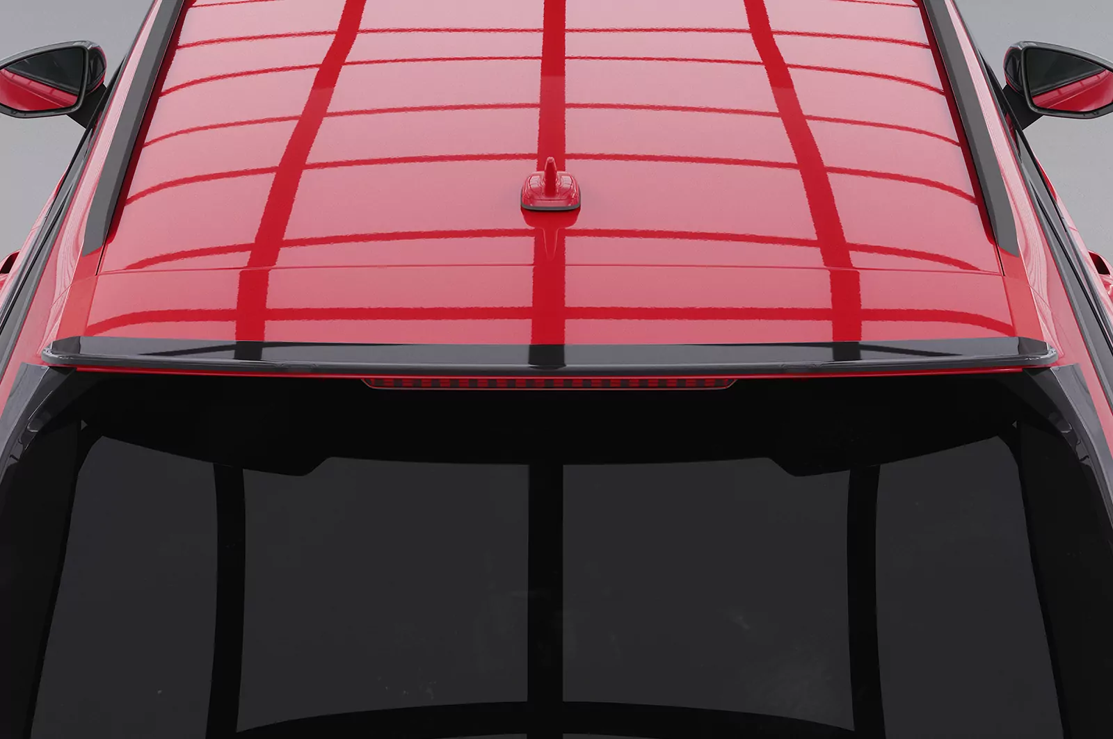 Heckflügel mit ABE für Audi A6 C8 (Typ 4K/F2) Avant HF826 Schwarz Strukturiert