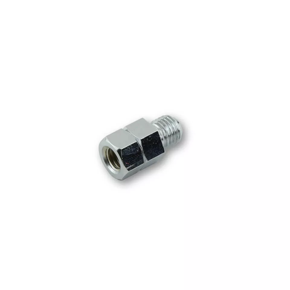 SHIN YO Mirror Adapter Hole M8 Right On Bolt M10 Left Chrome Plated