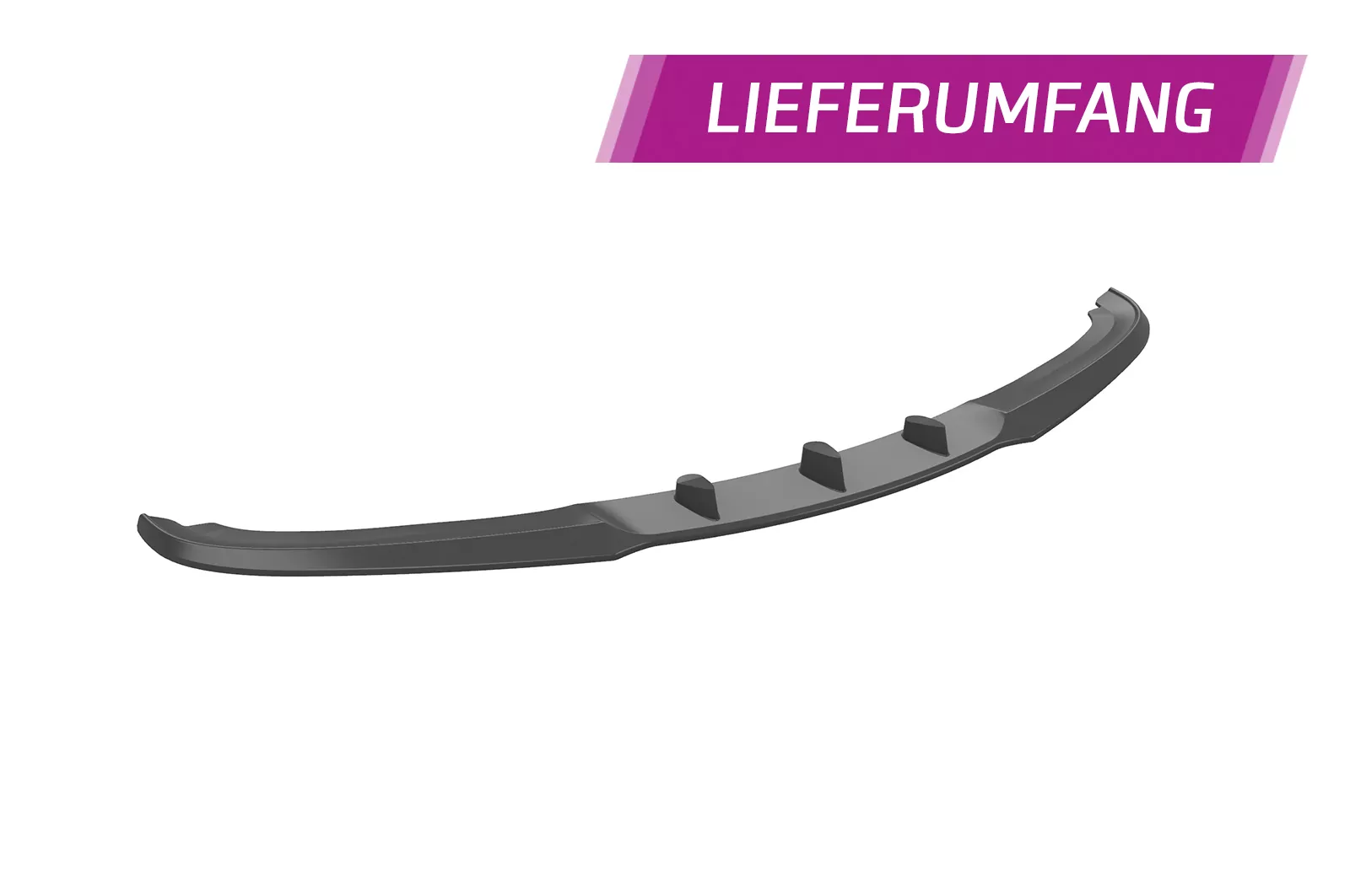 Cup-Spoilerlippe mit ABE für BMW E90 / E91 LCI CSL327 Strukturiert (schwarz matt)