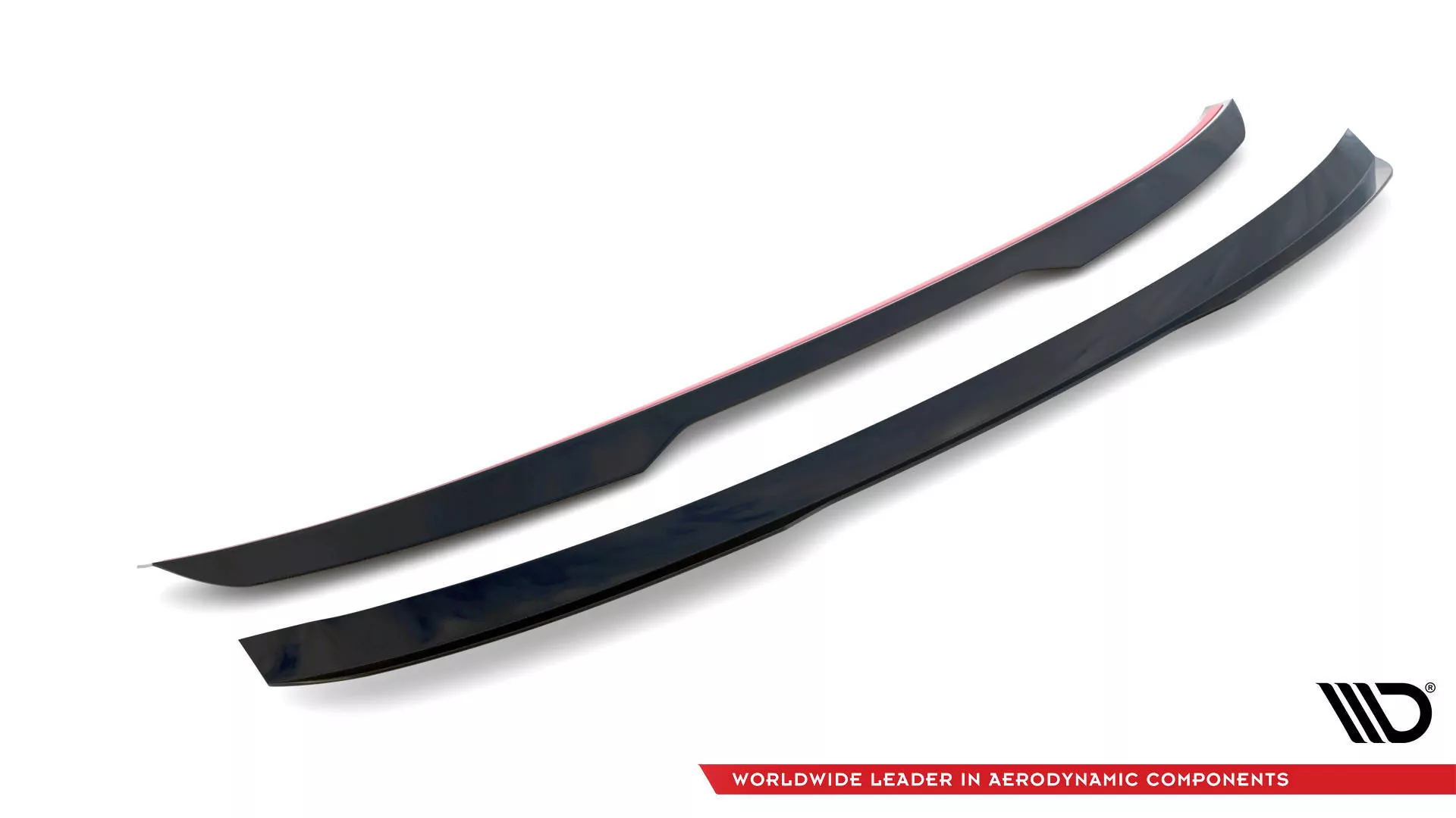 Niedriger Spoiler CAP Für Ford Mustang Mach-E Mk1 Schwarz Hochglanz