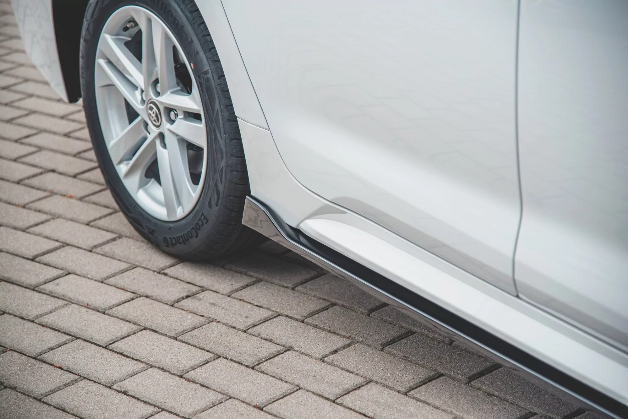 Seitenschweller Ansatz Passend Für Passend Für Toyota Corolla XII Touring Sports Schwarz Hochglanz Schwarz Hochglanz