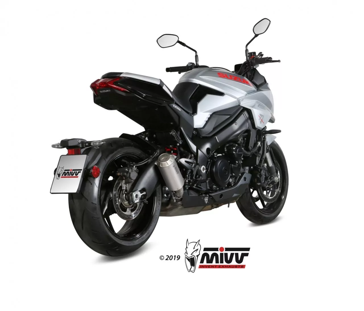 MIVV MK3 Edelstahl SUZUKI GSX-S 1000 KATANA 2019 > 2020