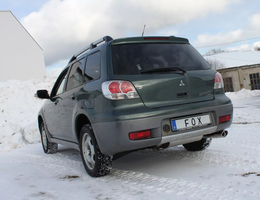 Mitsubishi Outlander 4WD  Endschalldämpfer - 115x85 Typ 33